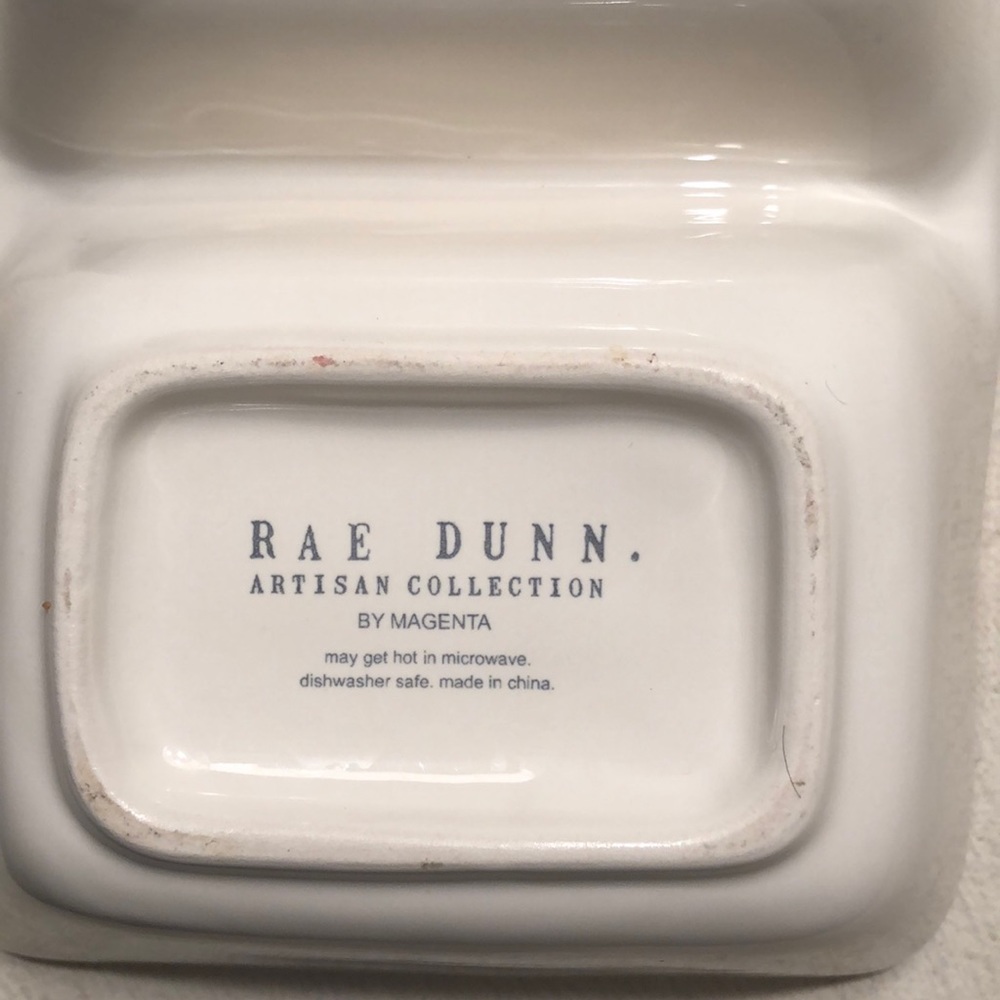 Rae Dunn divided dish. - Picture 5 of 5